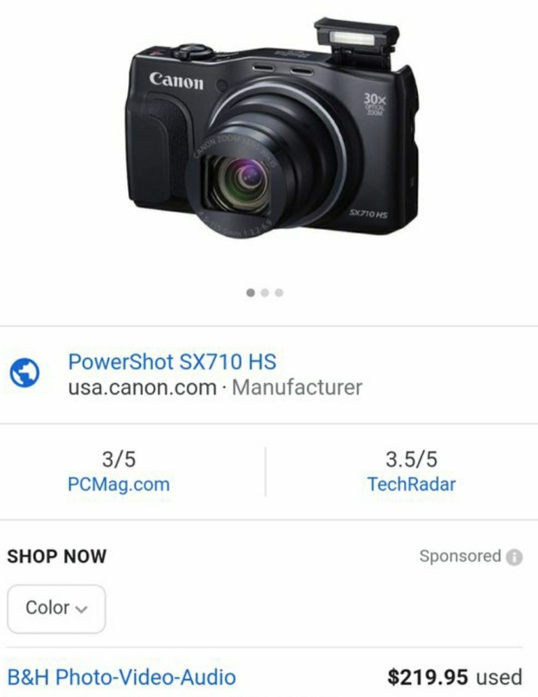 Canon powershot sx710 hs